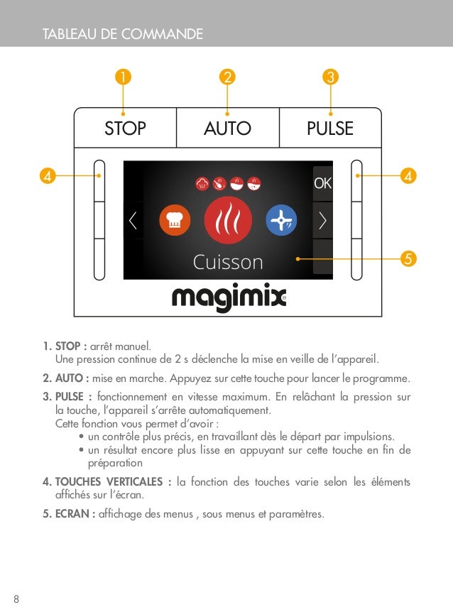 Mode d'emploi robot cuiseur Magimix Cook Expert Mode d'emploi robot cuiseur Magimix Cook Expert