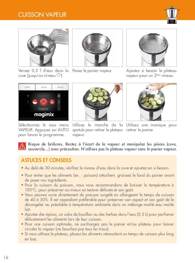Mode d'emploi robot cuiseur Magimix Cook Expert Mode d'emploi robot cuiseur Magimix Cook Expert