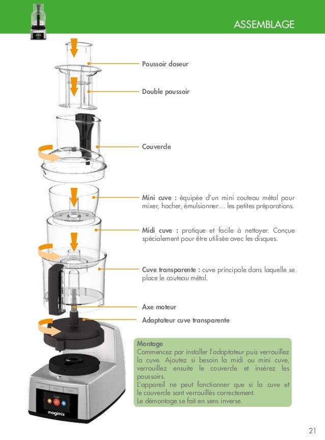 Mode d'emploi robot cuiseur Magimix Cook Expert Mode d'emploi robot cuiseur Magimix Cook Expert