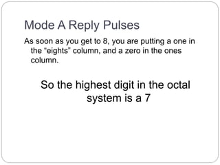 ATC Transponder Systems Mode A Replies | PPT