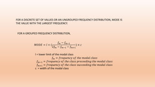 EASY WAY TO CALCULATE MODE (STATISTICS) | PPT