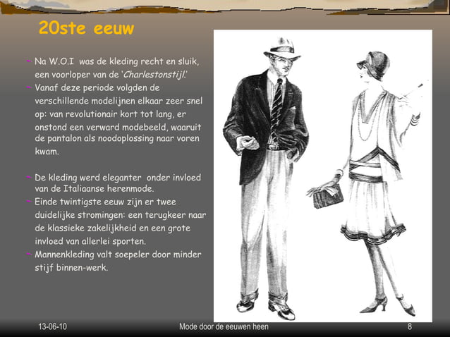 Mode door de eeuwen heen | PPT