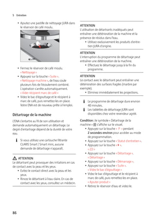 Mode d'emploi JURA ENA 8 - robot café Jura - boutique Habiague Toulou…