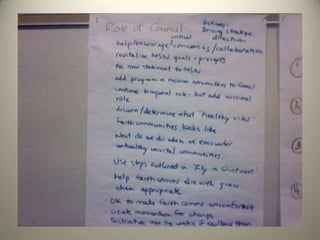 Slides and Notes from Council/Staff Retreat