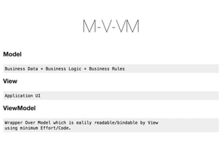 M-V-VM
 
