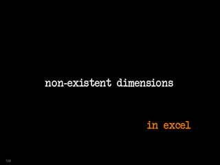 non-existent dimensions
in excel
156
 