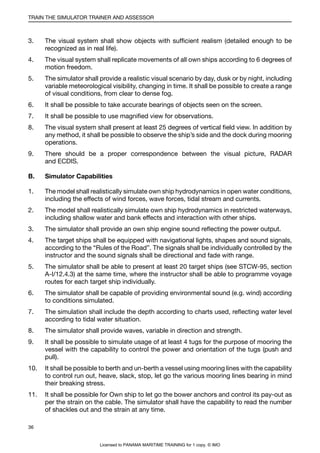 IMO Model Course 6.10 Edition 2012 | PDF