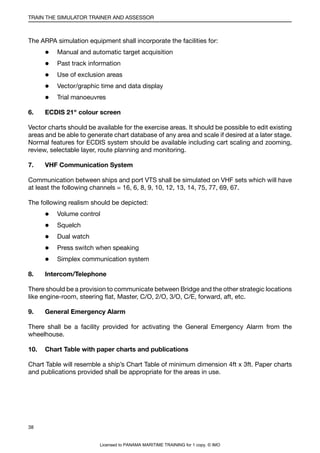 IMO Model Course 6.10 Edition 2012 | PDF