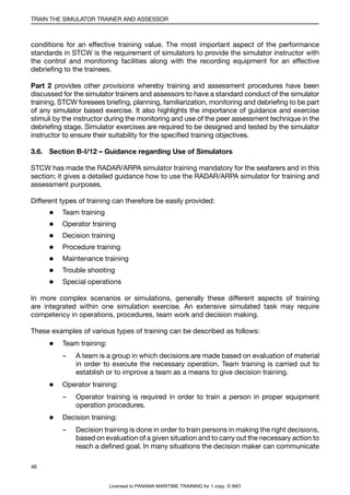 IMO Model Course 6.10 Edition 2012 | PDF