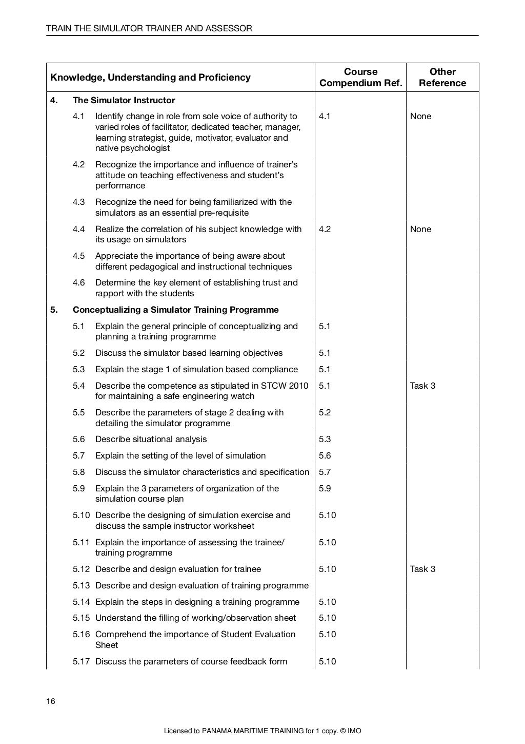 IMO Model Course 6.10 Edition 2012