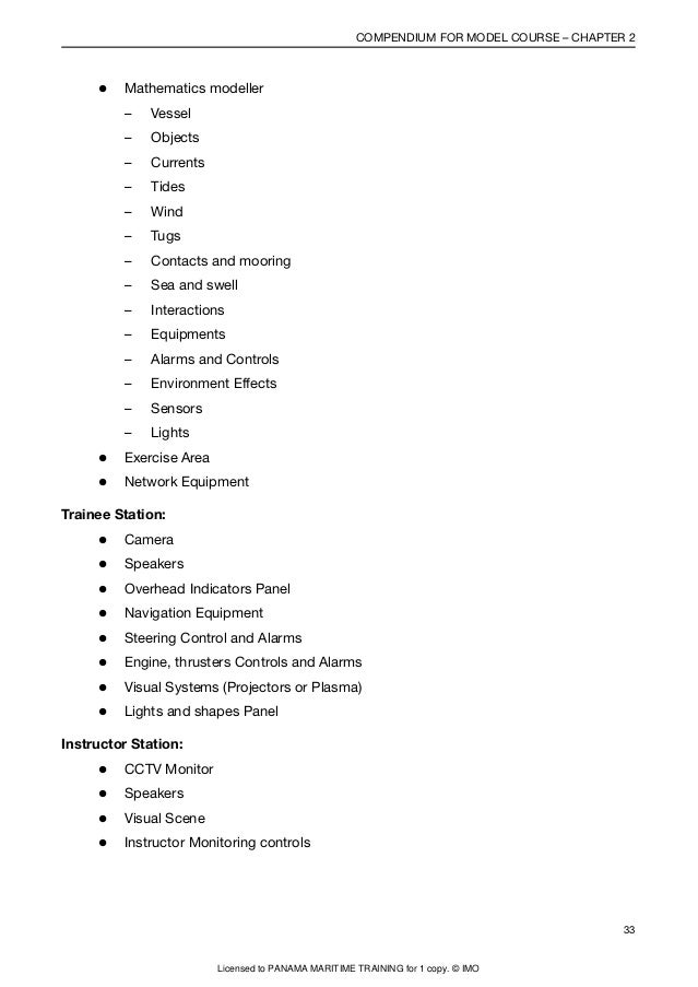 IMO Model Course 6.10 Edition 2012
