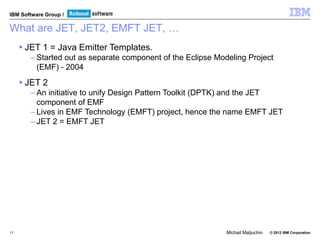 Model driven code development using emf and jet | PDF