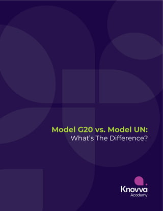 1|knovva.com
Model G20 vs. Model UN:
What’s The Difference?
 