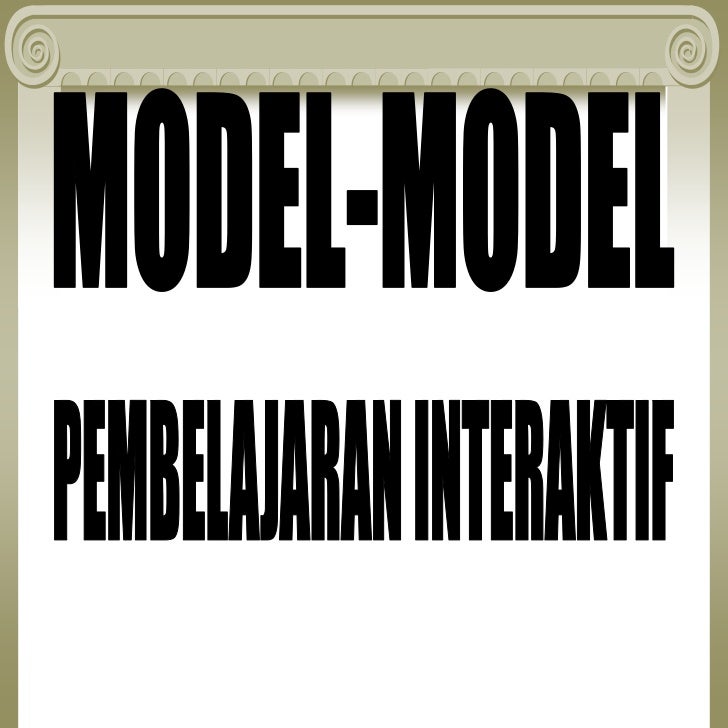 Model model pembelajaran