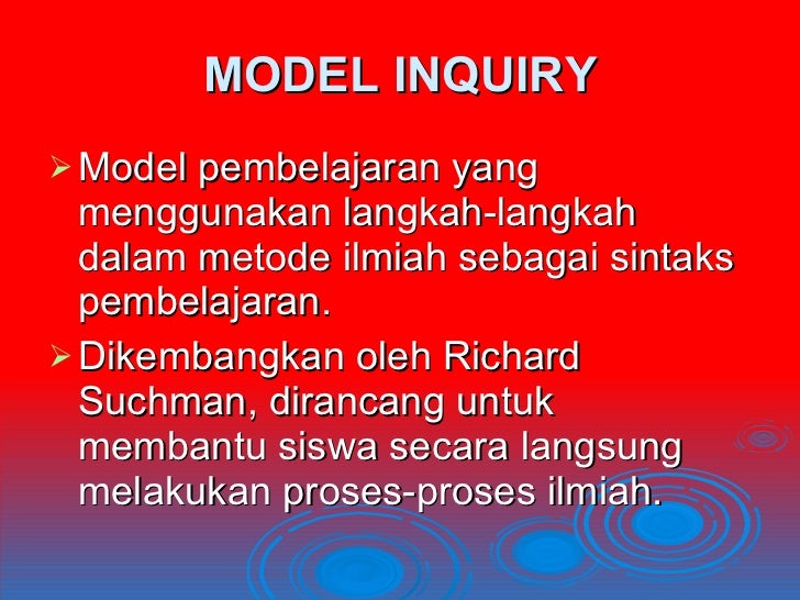 Model model pembelajaran iin