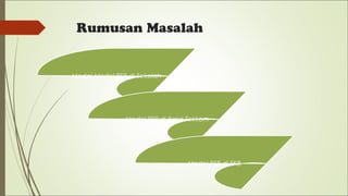 Rumusan Masalah
Model-Model PSB di Sekolah
Model PSB di Balai Tekkom
Model PSB di SKB
 