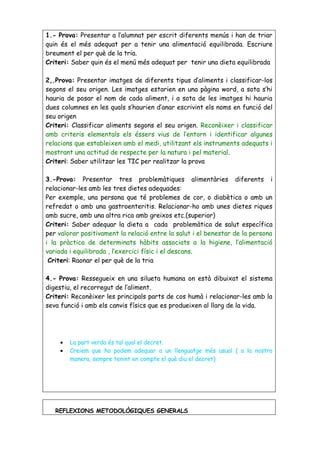 Ens alimentem - Unitat De Programacio