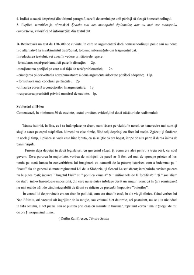 Model 1 test bac PDF