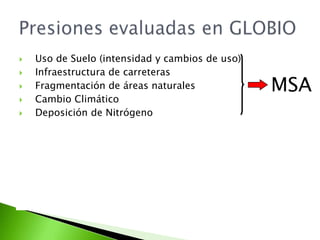 ¿Se podrán alcanzar las metas trazadas (nacionales / CBD)?