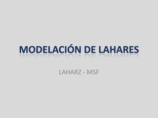 LAHARZ - MSF

 