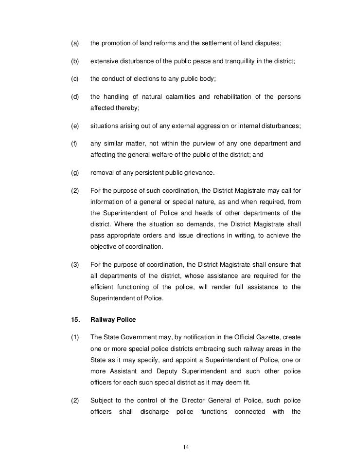 the model police act 2006 form 7216