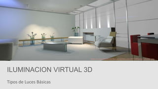 Tipos de Luces Básicas
ILUMINACION VIRTUAL 3D
https://cursosvirtuales3d.files.wordpress.com/2011/06/tarea1-shader.png
 