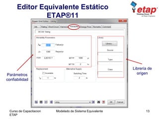 ETAP - Modelado de sistema equivalente etap 11 | PDF
