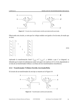Modelado transformador trifasico | PDF