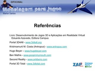 Modelagem 3D de personagens para jogos