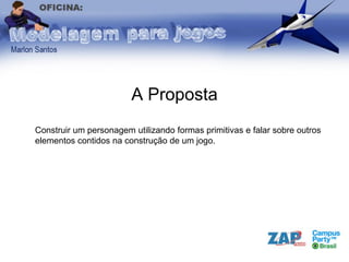 Modelagem 3D de personagens para jogos