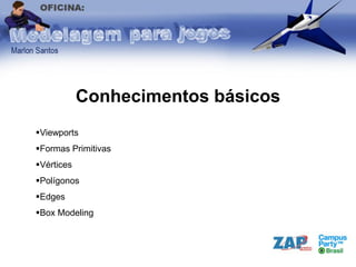 Modelagem 3D de personagens para jogos