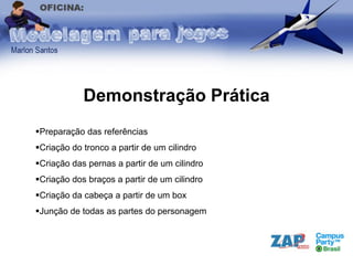 Modelagem 3D de personagens para jogos