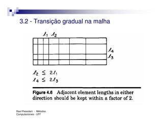 3.2 - Transição gradual na malha




Raul Pessolani - Métodos
Computacionais - UFF
 