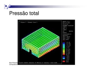 Pressão total




Raul Pessolani - Métodos
Computacionais - UFF
 