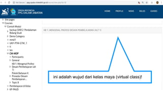 ini adalah wujud dari kelas maya (virtual class)!
 