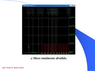 29
-) Muro totalmente dividido.
Ing° Carlos E. Ramos Brast
 