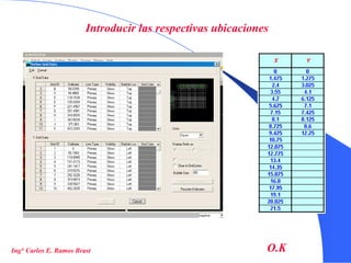 5
Introducir las respectivas ubicaciones
O.KIng° Carlos E. Ramos Brast
 