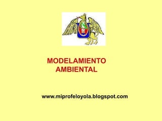 www.miprofeloyola.blogspot.com
MODELAMIENTO
AMBIENTAL
 