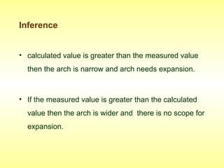 Pont Model Analysis Inference Model analysis in orthodontics presentation | PPT