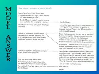 Using Model Answers Model answers | PPT