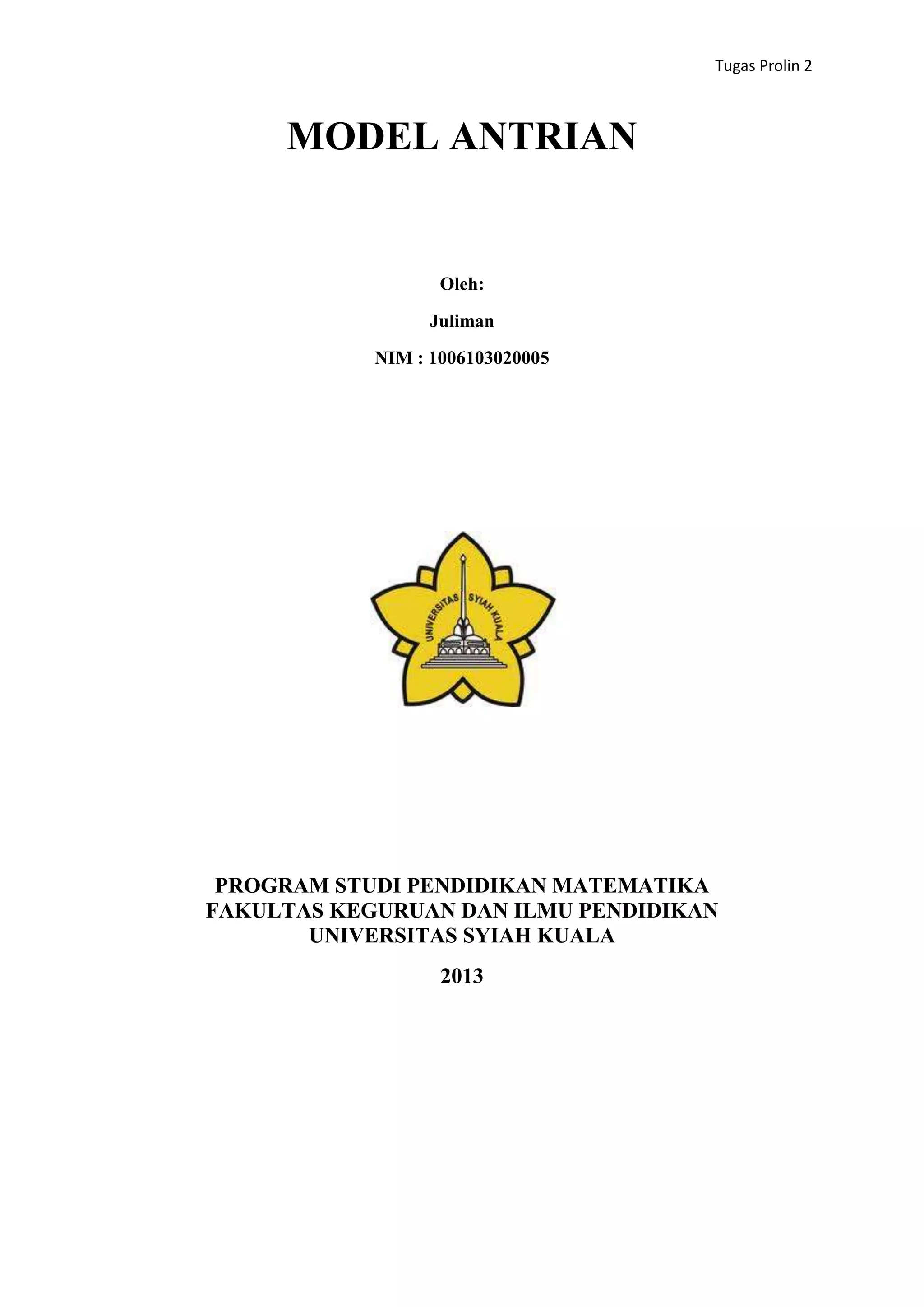 Model antrian docx