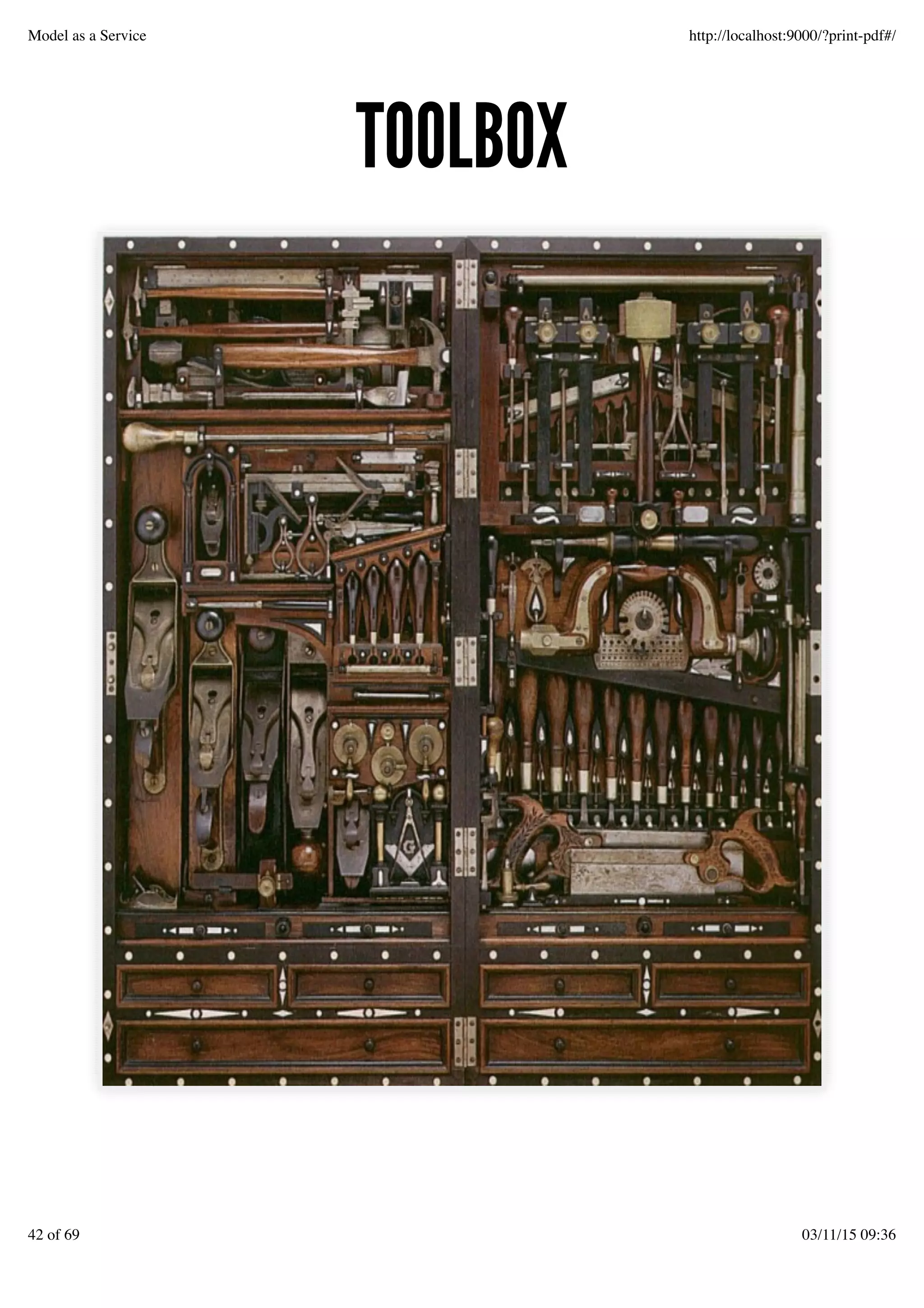 TOOLBOXTOOLBOX
Model as a Service http://localhost:9000/?print-pdf#/
42 of 69 03/11/15 09:36
 