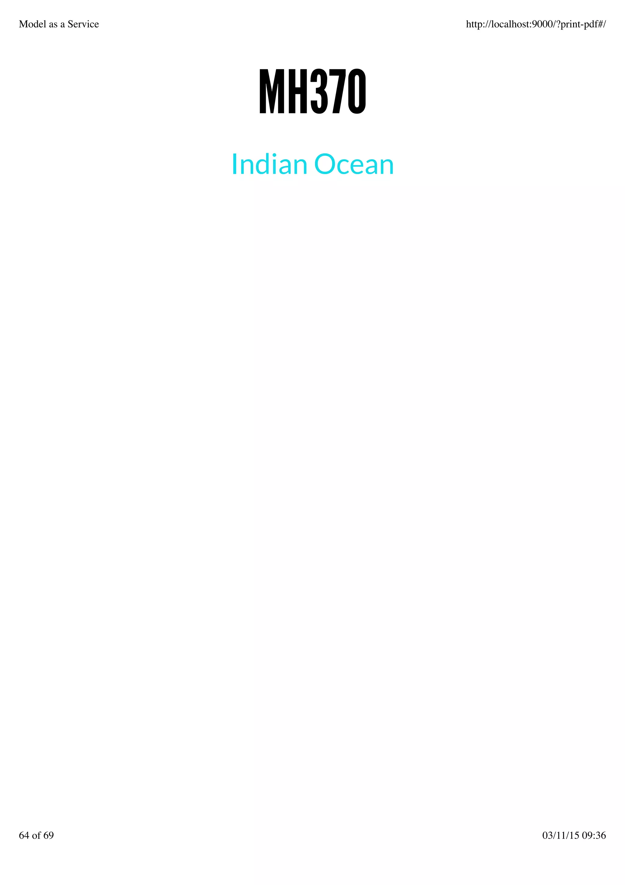MH370MH370
Indian Ocean
Model as a Service http://localhost:9000/?print-pdf#/
64 of 69 03/11/15 09:36
 