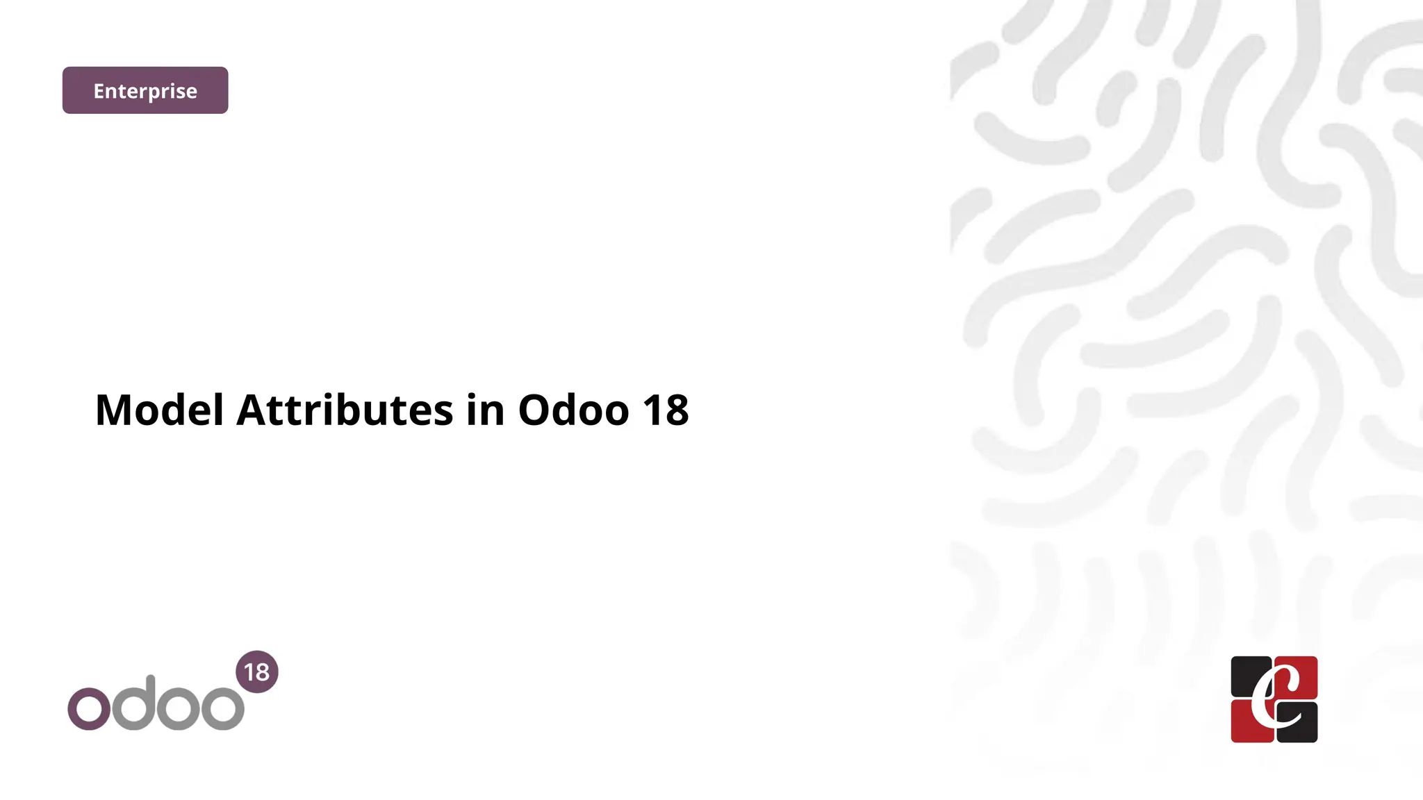 Model Attributes in Odoo 18
Enterprise
 