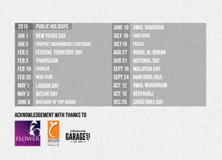 Model calendar project