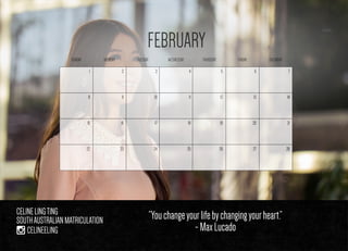 Model calendar project