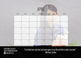 Model calendar project