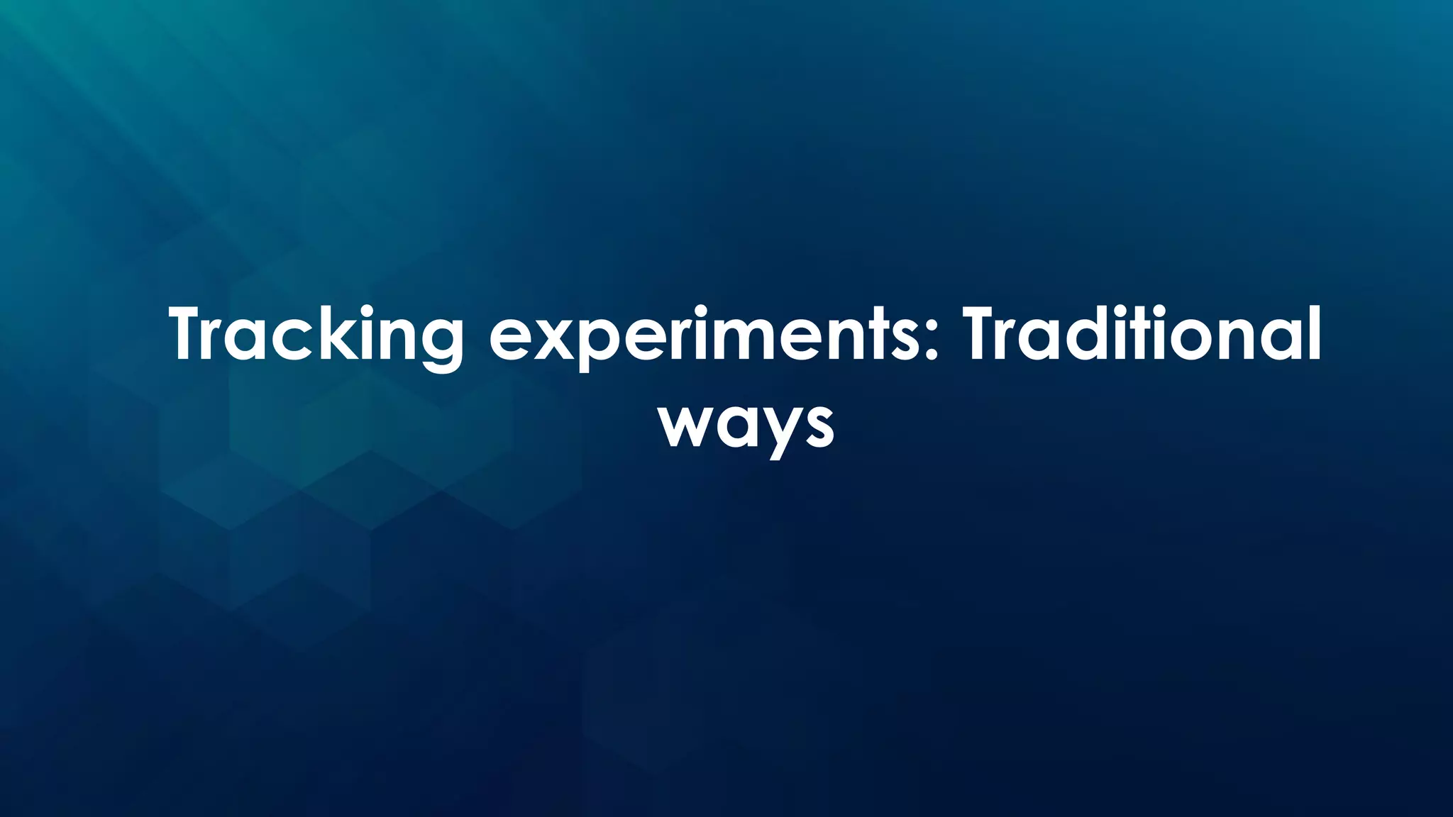 Tracking Machine learning Experiments | PDF | Technology & Computing