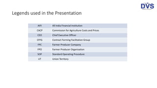 Cffg Model contract farming act, 2018 | PPTX