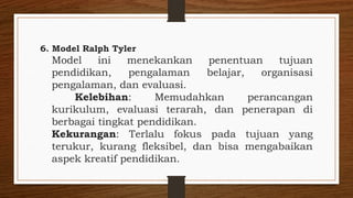 MODEL DAN DESAIN KURIKULUM PENDIDIKAN IPA | PPTX